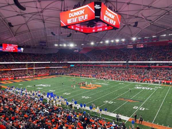 JMA Wireless Dome, section: 316, row: A, seat: 20