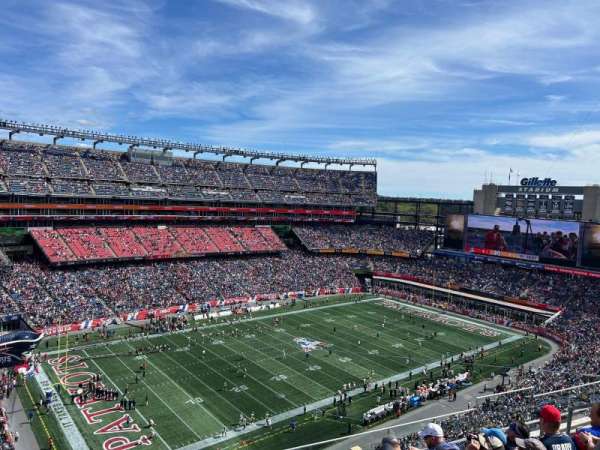 Gillette Stadium, section: 337, row: 6, seat: 10