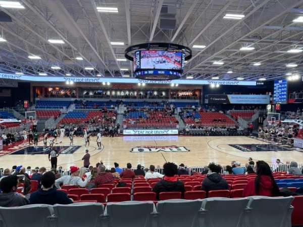 UPMC Events Center, section: 106, row: K, seat: 16