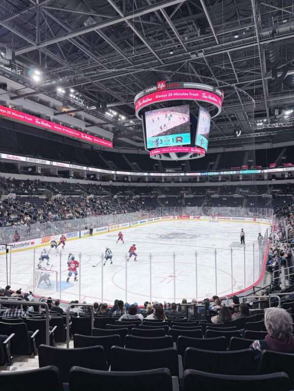 Canada Life Centre, section: 124, row: 15, seat: 11