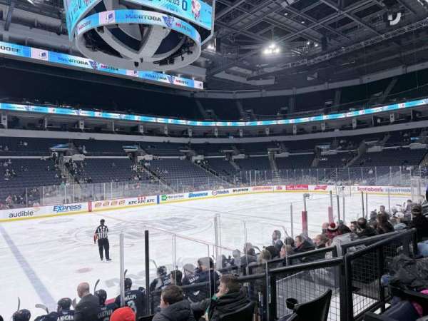 Canada Life Centre, section: 119, row: 8, seat: 19