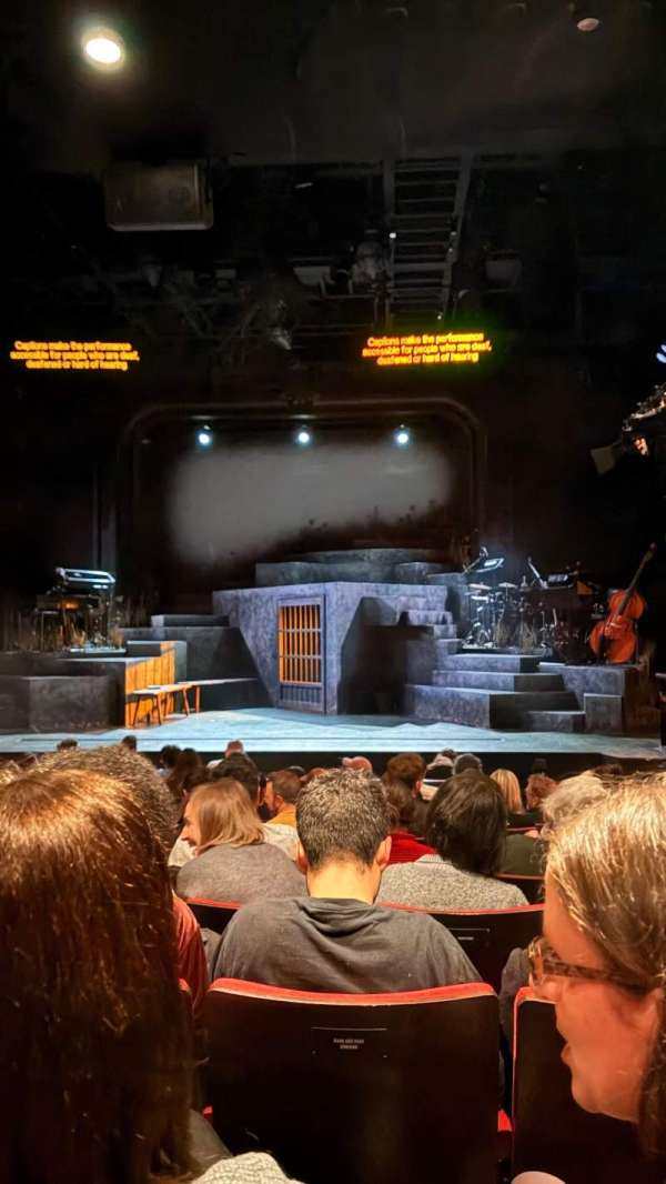 Kiln Theatre, section: Stalls, row: L, seat: 5