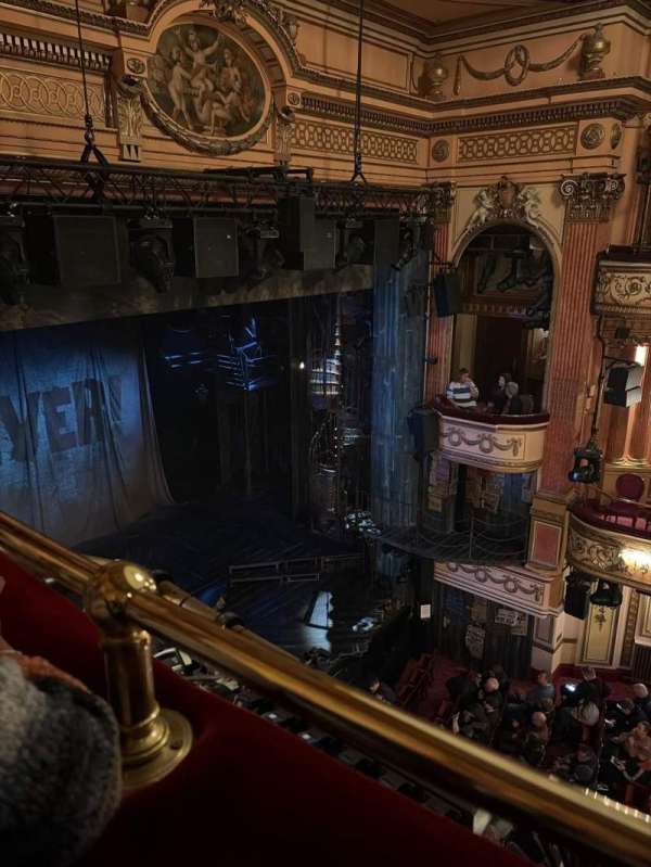 Gielgud Theatre, section: Grand Circle, row: AA, seat: 10