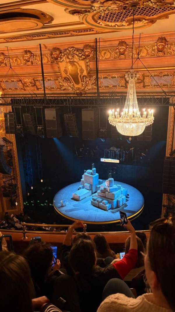 Longacre Theatre, section: Balcony R, row: E, seat: 5