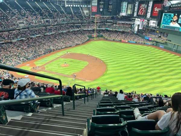 Chase Field, section: 307, row: 33, seat: 1