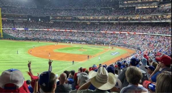 Globe Life Field, section: 103, row: 10, seat: 2
