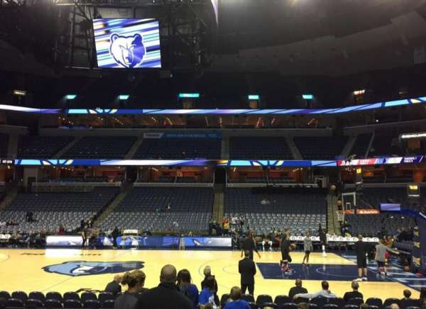 FedEx Forum, section: 106, row: N