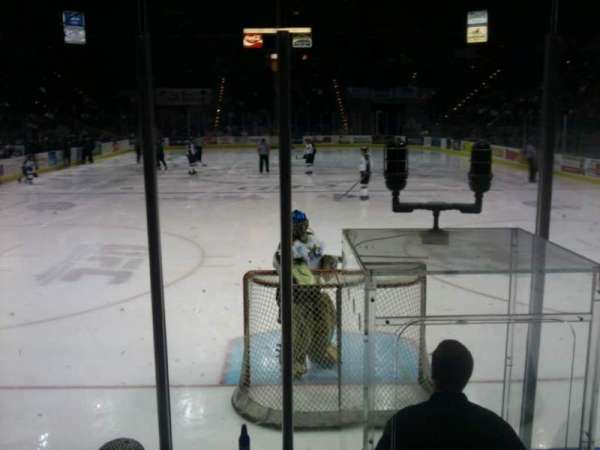 Pensacola Bay Center, section: 109, row: G, seat: 4