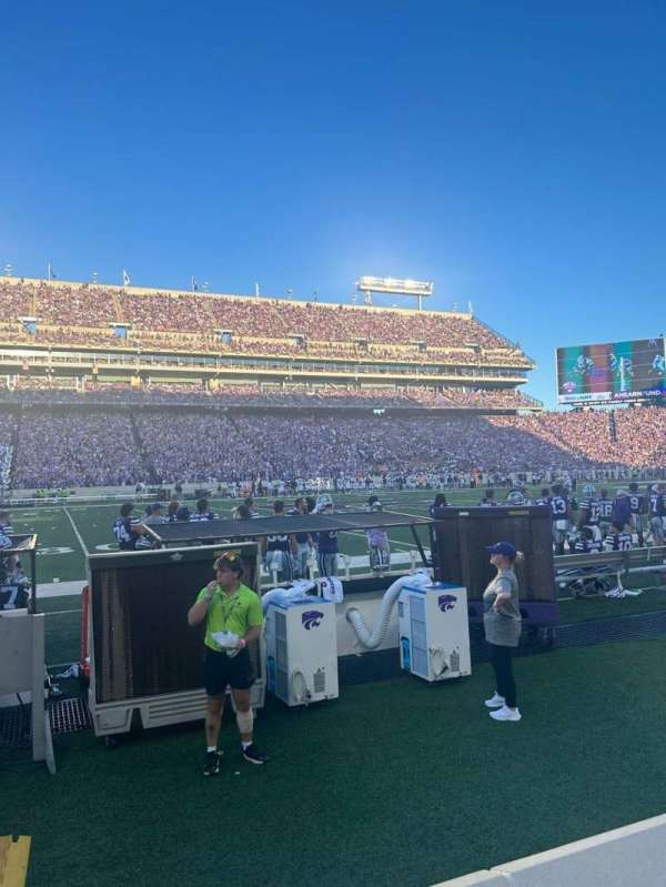Bill Snyder Family Stadium, section: 4, row: 1, seat: 23
