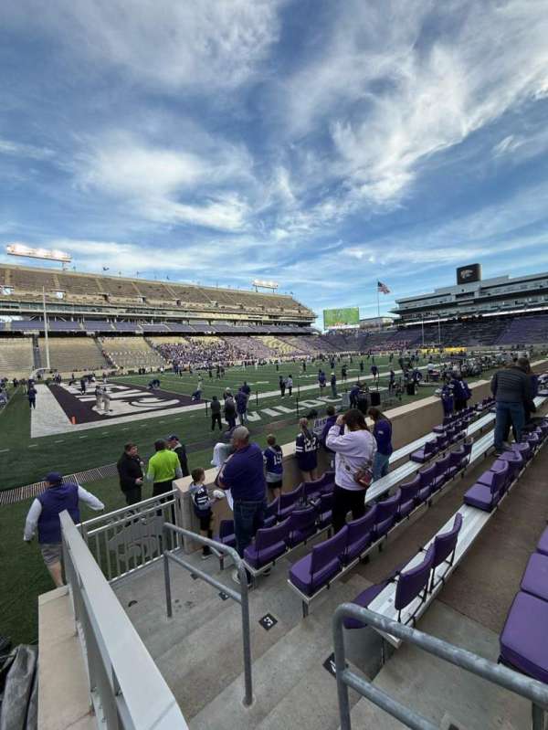 Bill Snyder Family Stadium, section: 1, row: 6, seat: 1