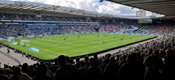 Hampden Park, section: F2, row: UU, seat: 42