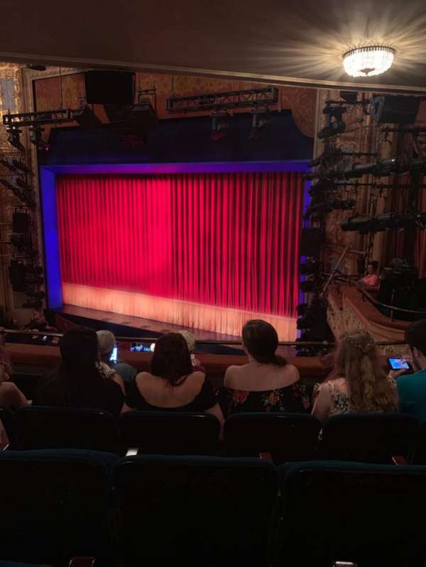 Longacre Theatre, section: Mezzanine R, row: E, seat: 19