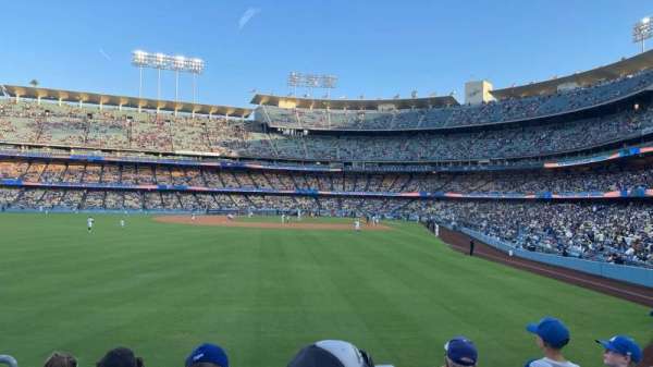 Dodger Stadium, section: 301PL, row: E, seat: 3-4-5