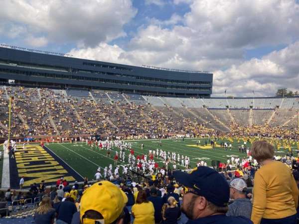 Michigan Stadium, section: 5, row: 37, seat: 1