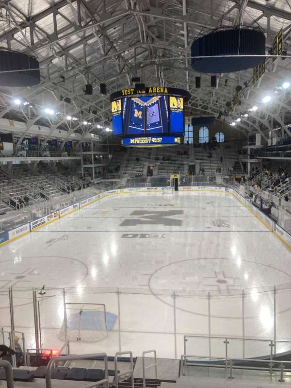 Yost Ice Arena, section: 13, row: 16, seat: 2