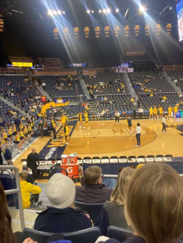 Crisler Center, section: 124, row: 11, seat: 13