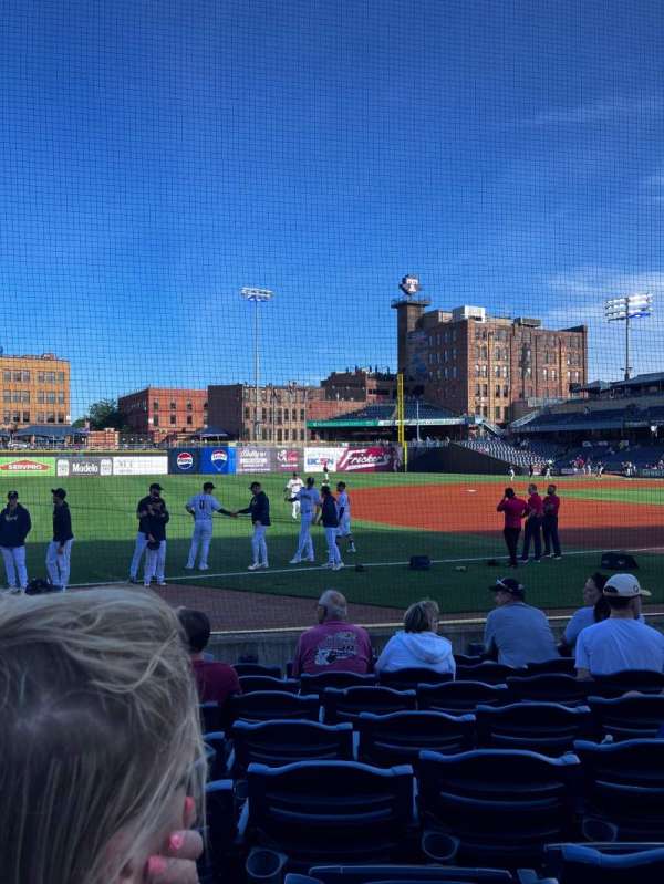 Fifth Third Field, section: 104, row: H, seat: 20