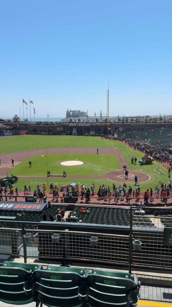 Oracle Park, section: 221, row: D, seat: 1