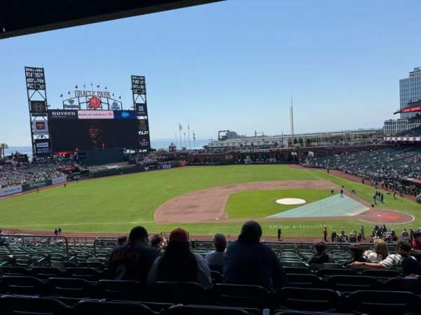 Oracle Park, section: 222, row: M, seat: 8&9