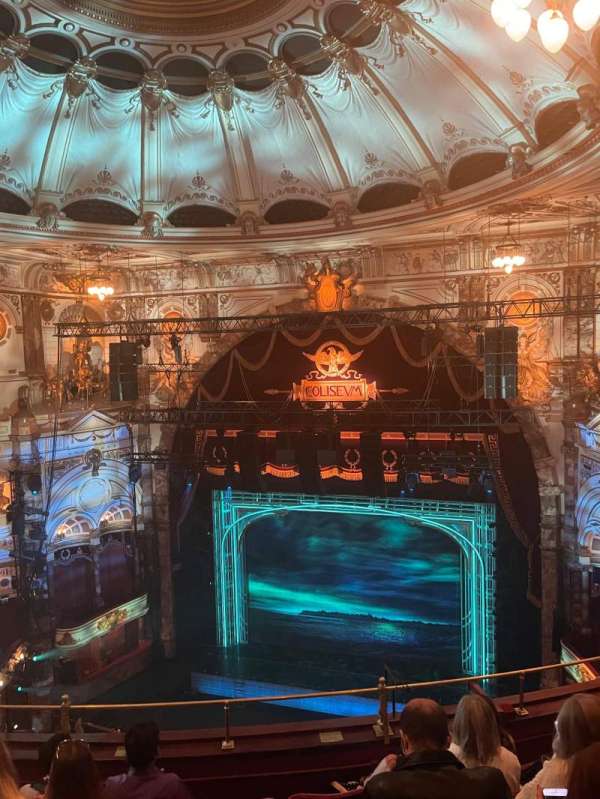 London Coliseum, section: Balcony, row: F, seat: 14