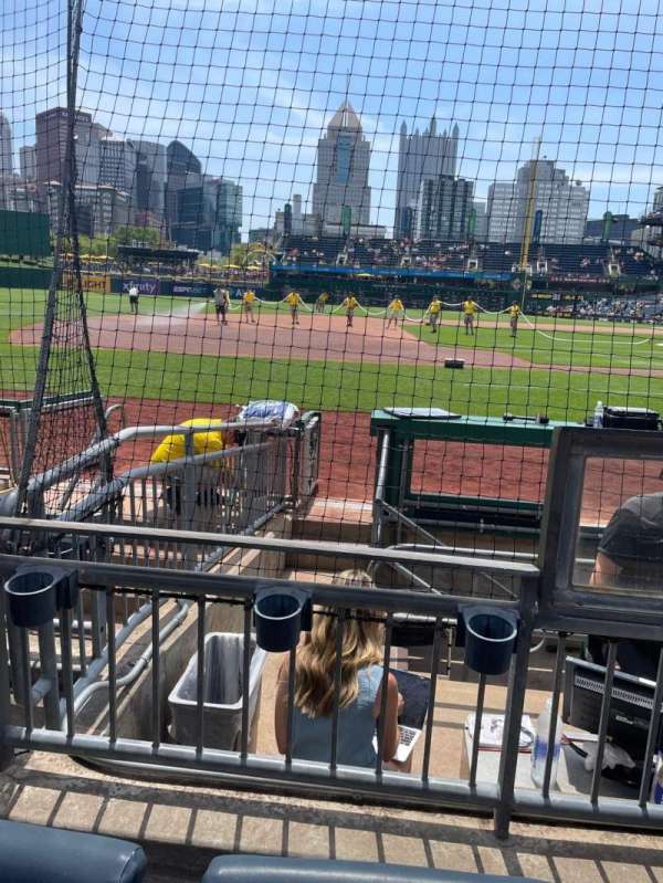 PNC Park, section: 24, row: G, seat: 1