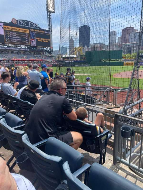 PNC Park, section: 24, row: G, seat: 1