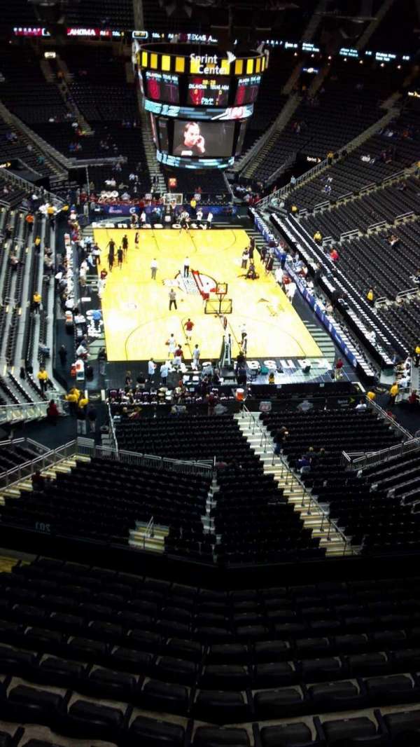 T-Mobile Center, section: 201, row: 13, seat: 15