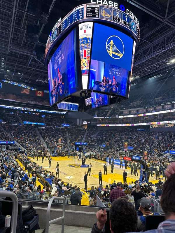 Chase Center, section: 111, row: 11, seat: 8