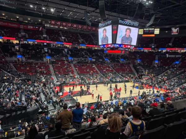 Moda Center, section: 203, row: G, seat: 16