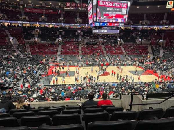 Moda Center, section: 202, row: J, seat: 4