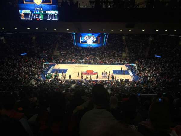 Madison Square Garden, section: 211, row: 20, seat: 16