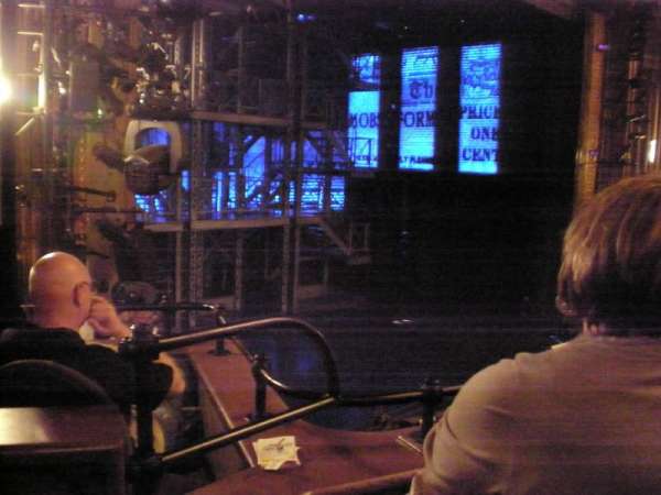 Nederlander Theatre, section: Mezzanine L, row: C, seat: 29