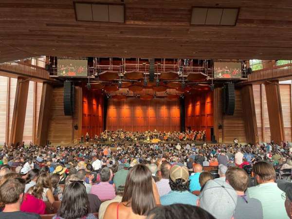 Filene Center, section: Rear Orchestra C, row: LL, seat: 111