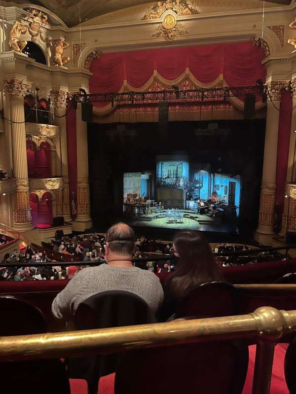 Academy of Music, section: Balcony D, row: A, seat: 2