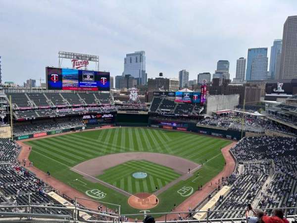 Target Field, section: 315, row: 7, seat: 14