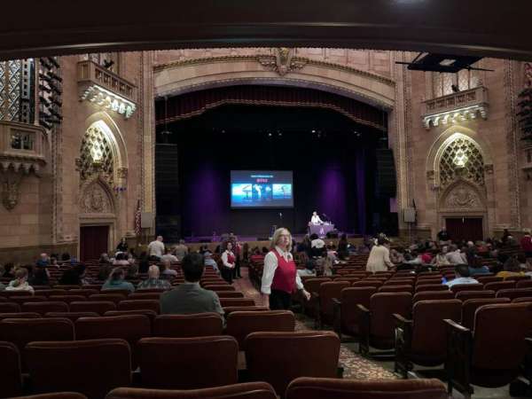 Hershey Theatre, section: Orchestra 1, row: X, seat: 3