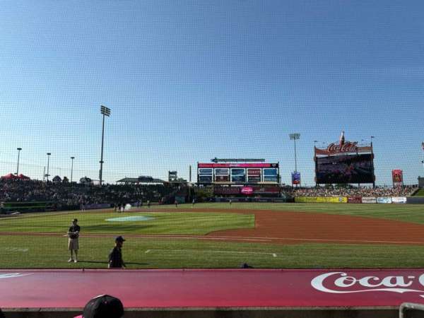 Coca-Cola Park, section: 107, row: H, seat: 19