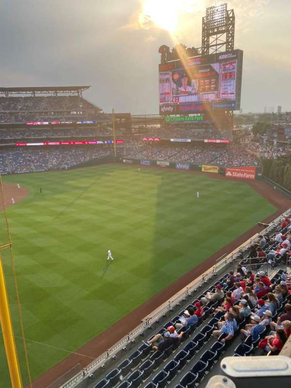 Citizens Bank Park, section: 306, row: 1, seat: 1
