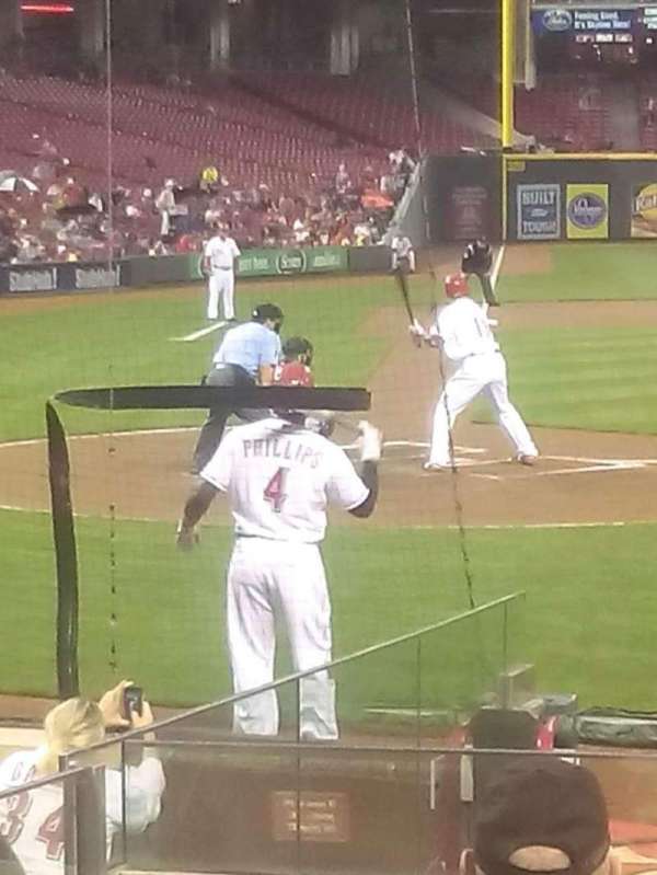 Great American Ball Park, section: 127, row: L, seat: 10