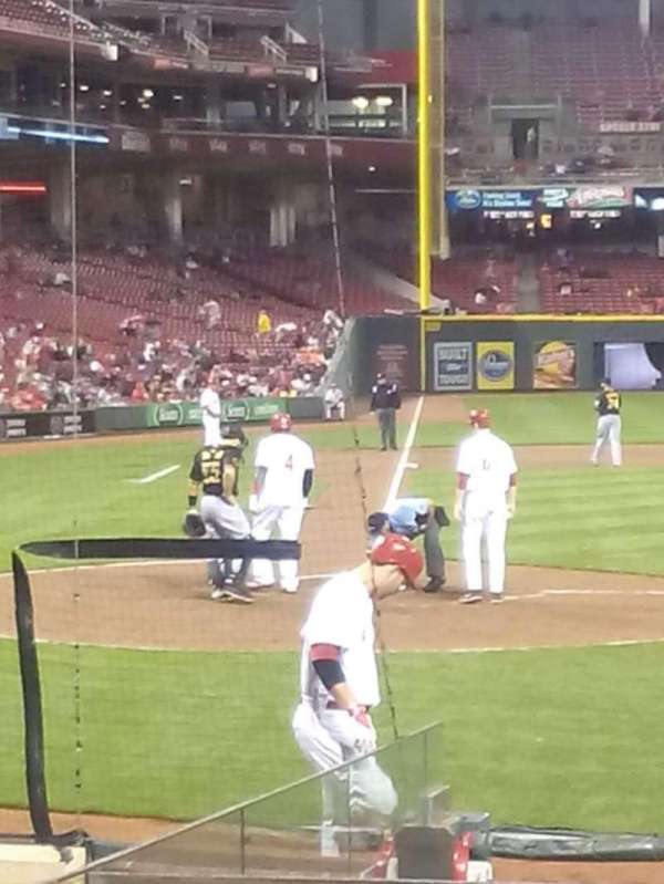Great American Ball Park, section: 127, row: L, seat: 11