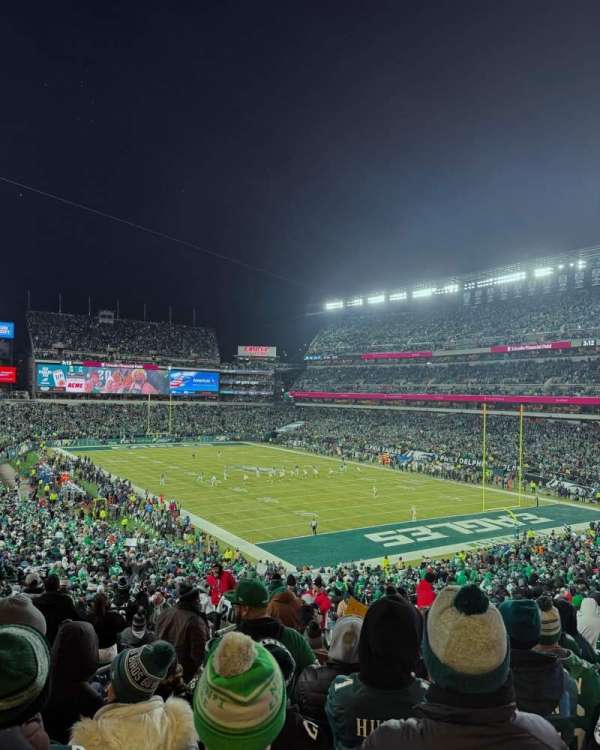Lincoln Financial Field, section: 108, row: 45, seat: 28