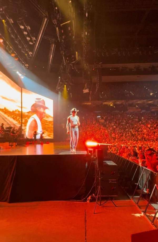 Xfinity Mobile Arena, section: 123, row: 2, seat: 4