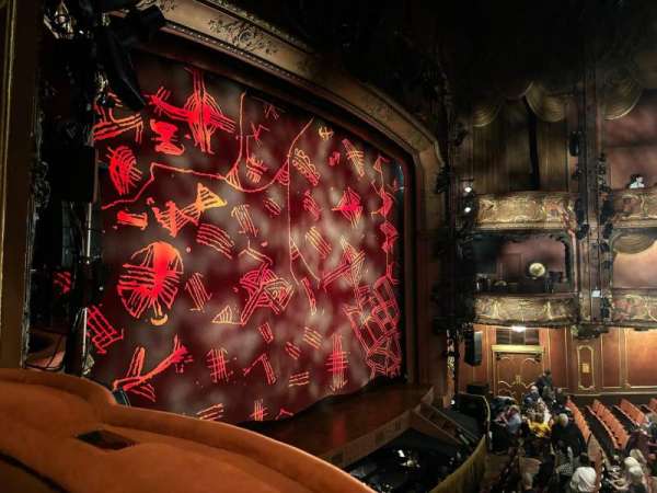 Lyceum Theatre, West End, section: Box K, row: 1, seat: 3