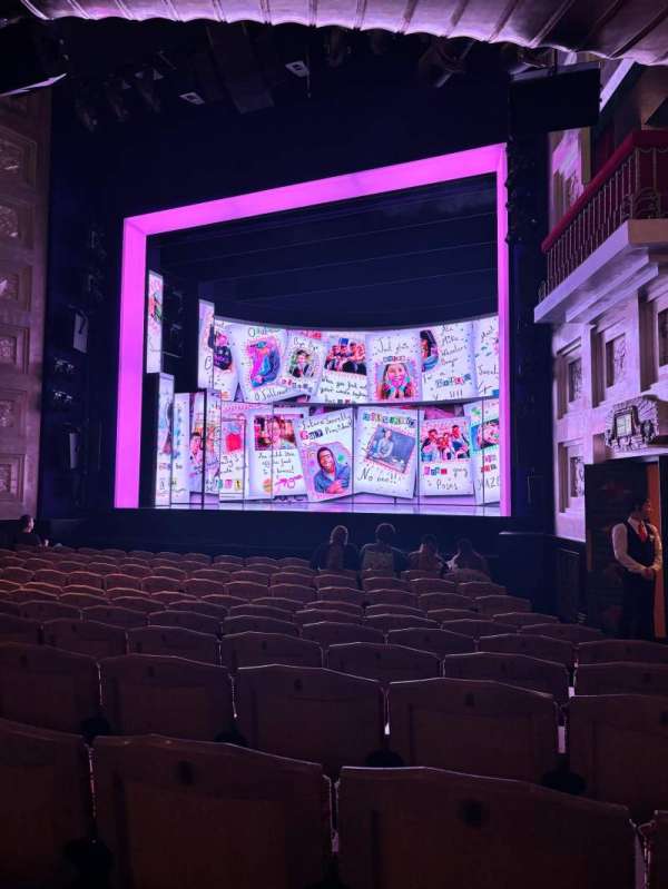 Savoy Theatre, section: Stalls, row: L, seat: 3
