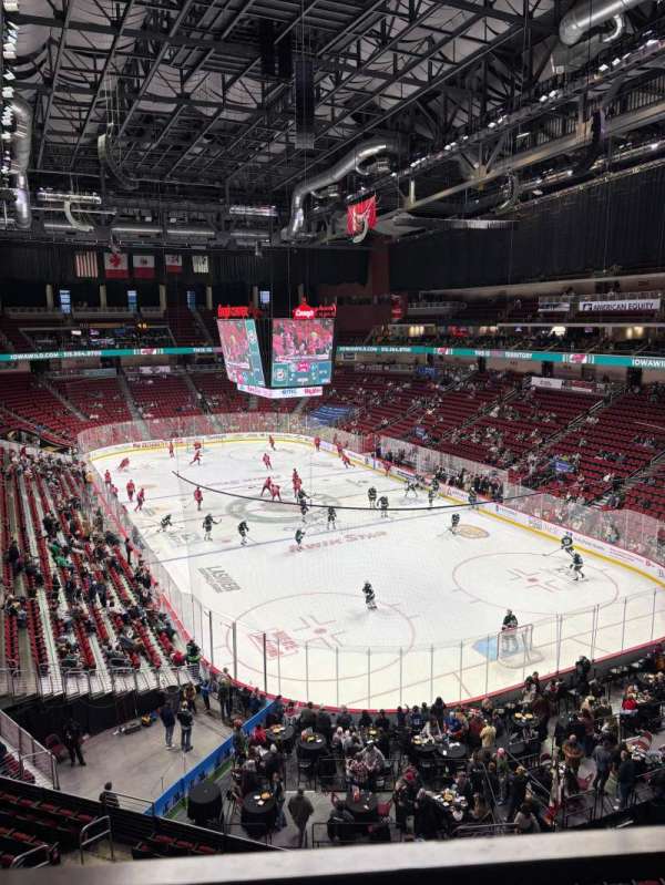 Casey's center, section: 213, row: A, seat: 10