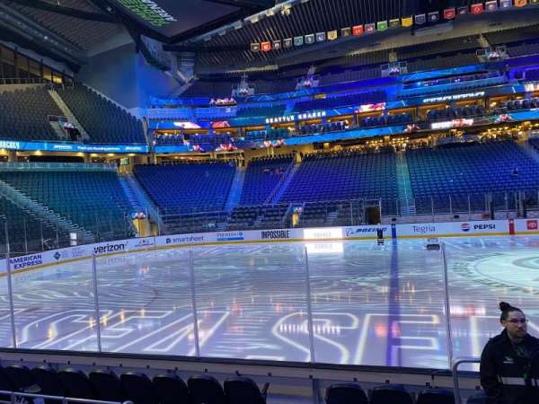 Climate Pledge Arena, section: 15, row: F, seat: 1