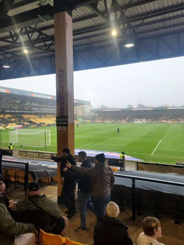 Vale Park, section: BB1B, row: U, seat: 25