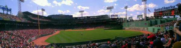 Fenway Park, section: Bleacher 43