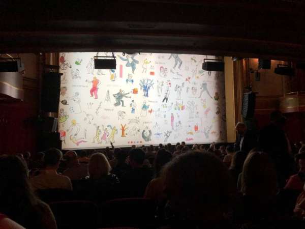 St. James Theatre, section: Orchestra L, row: P, seat: 13