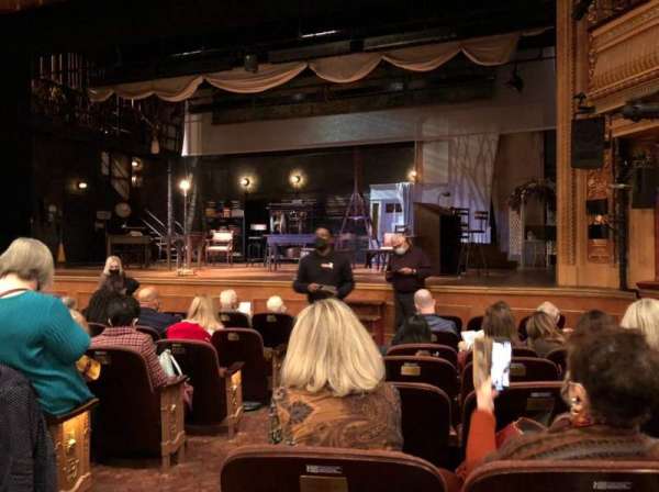 Todd Haimes Theatre, section: Orchestra R, row: H, seat: 4